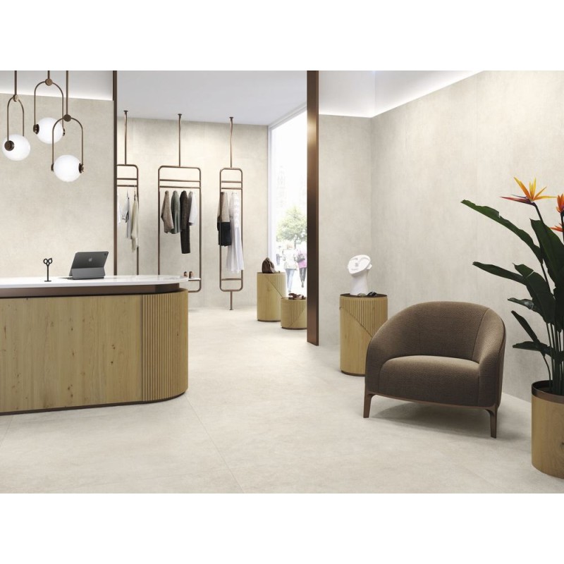 ASPHALT OFF WHITE RECTIFICADO 120X120 NATURAL