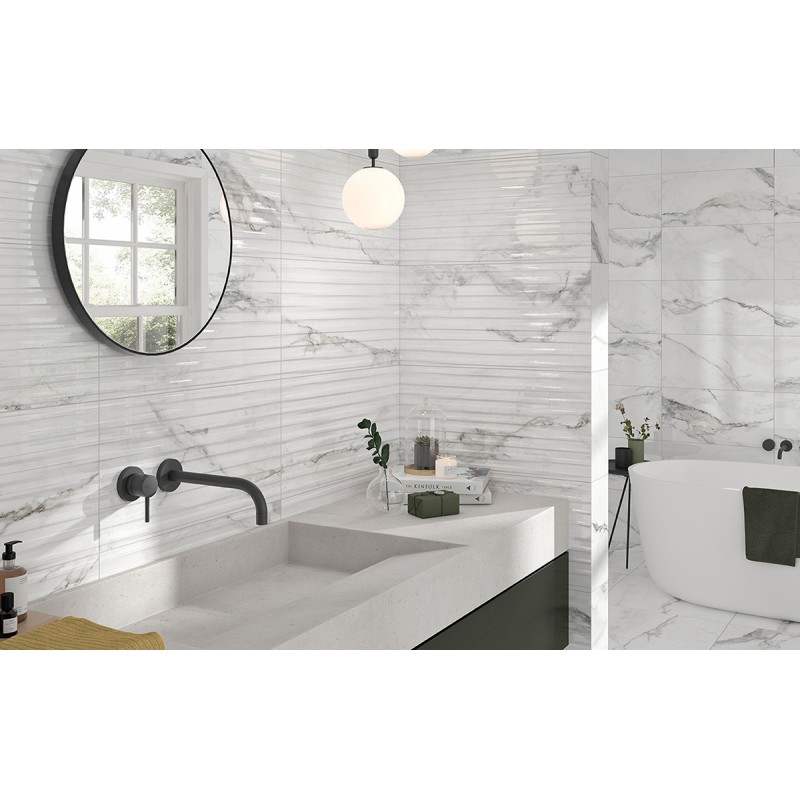INSIGNIA ION WHITE GLOSS 31,6X100 RECTIFICADO