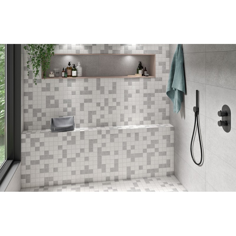 MOSAICO BACKSTAGE GREY 29,5X90 RECTIFICADO