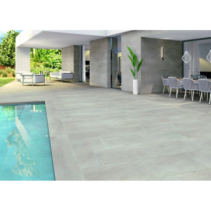 PELDAÑO RECTO ANETO GRIS ANTISLIP 33X60