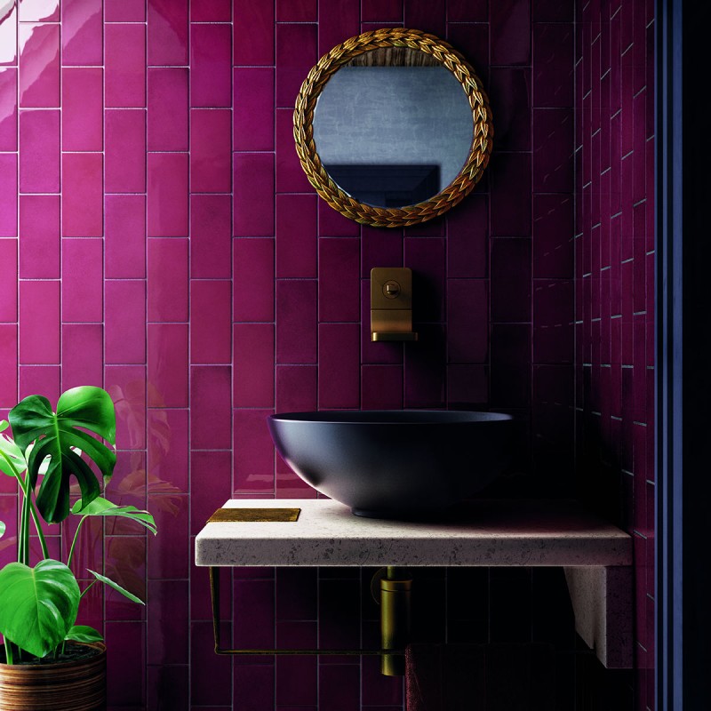 EQUIPE VILLAGE AUBERGINE BRILLO 6,5X13,2