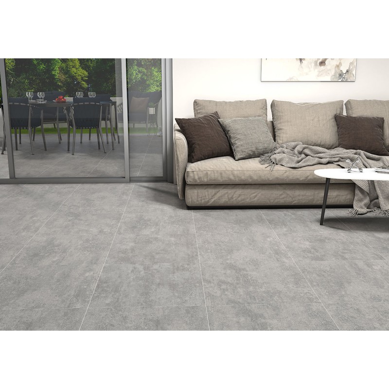 NORWICH GRIS LAPPATO 75X75 RECTIFICADO