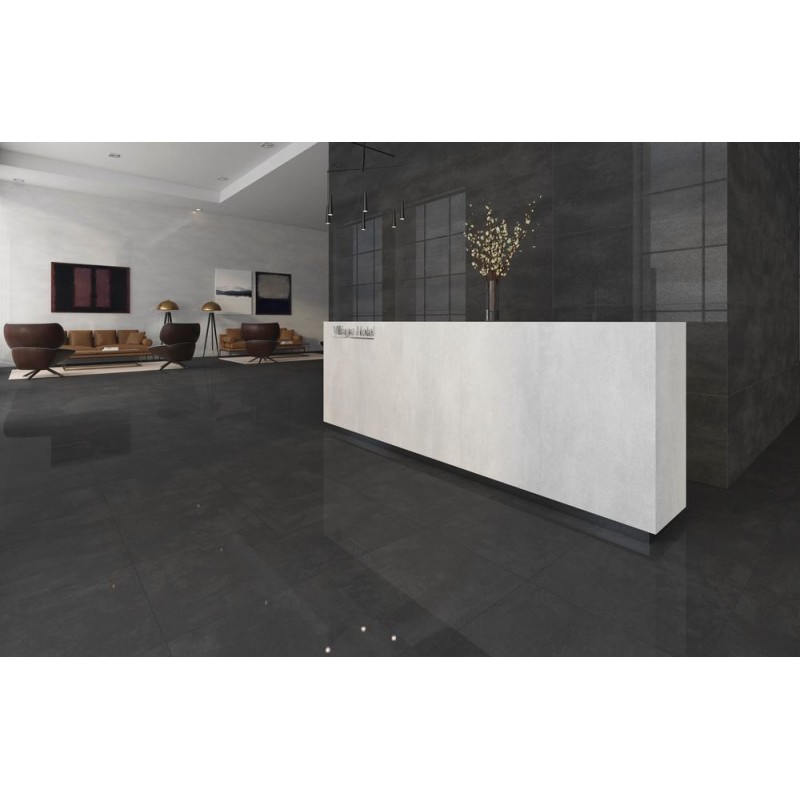 SLAB NEGRO LAPPATO 60X120 RECTIFICADO