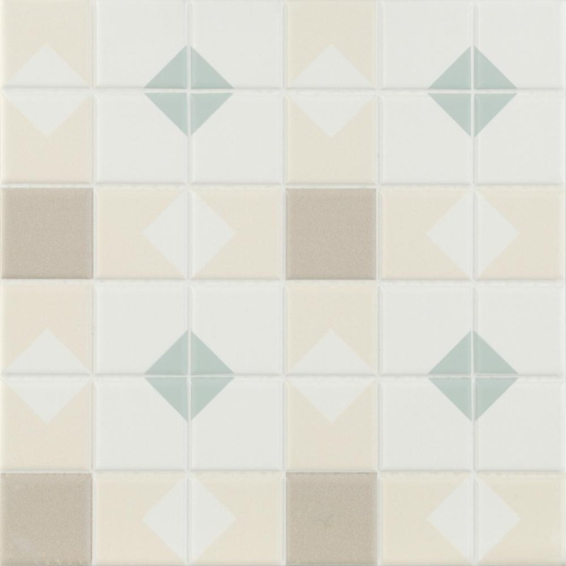 Azulejo efecto Hidráulico Mintons de Dune para Baño,cocina,residencial,decoración,comercio