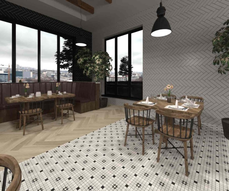 MINTONS BUCKINGHAM MATE 20X20