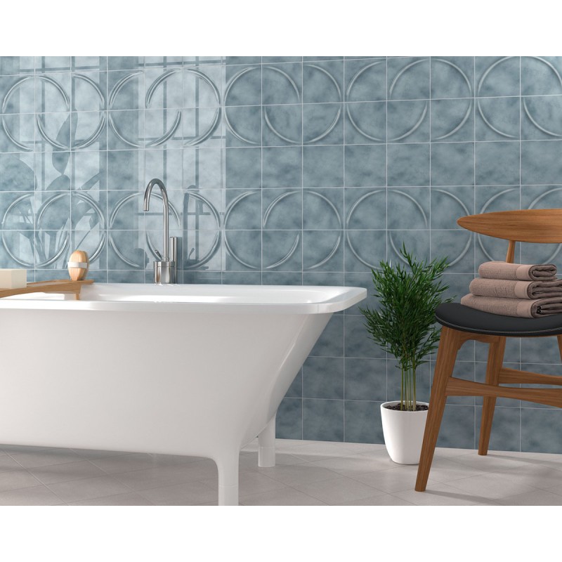 TARANTELA AZUL GLOSS 15X15