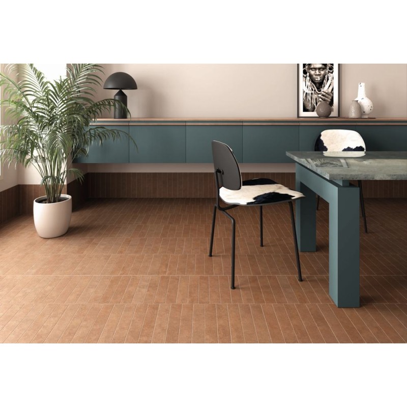 STAGE TERRACOTTA MATE 6X30 RECTIFICADO