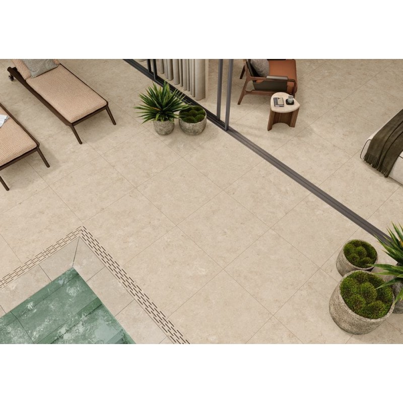 EVOLUTION BEIGE ANTIDESLIZANTE 90X90 RECTIFICADO