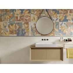 Azulejo efecto Cemento,Monocolor Chelsea de Argenta para Baño