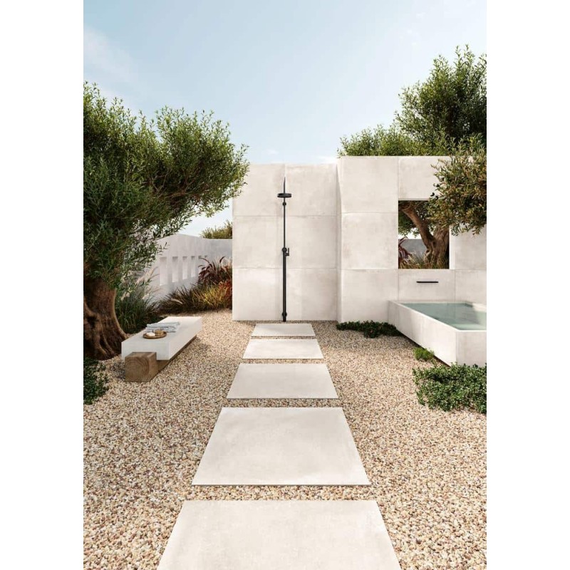 LEGACY WHITE ANTISLIP 80X80 20MM RECTIFICADO