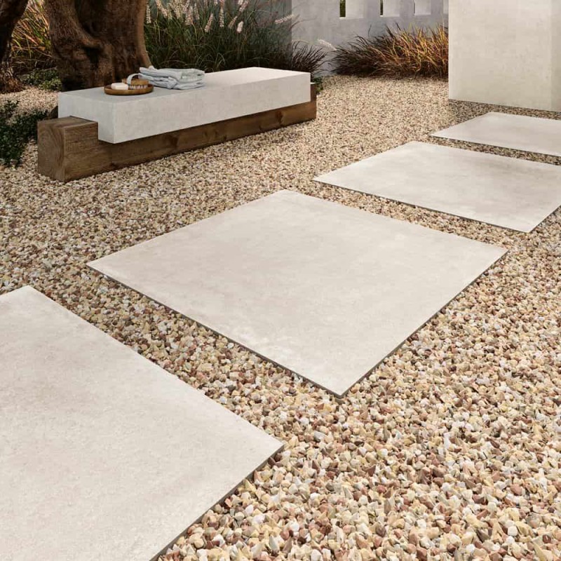 LEGACY WHITE ANTISLIP 80X80 20MM RECTIFICADO