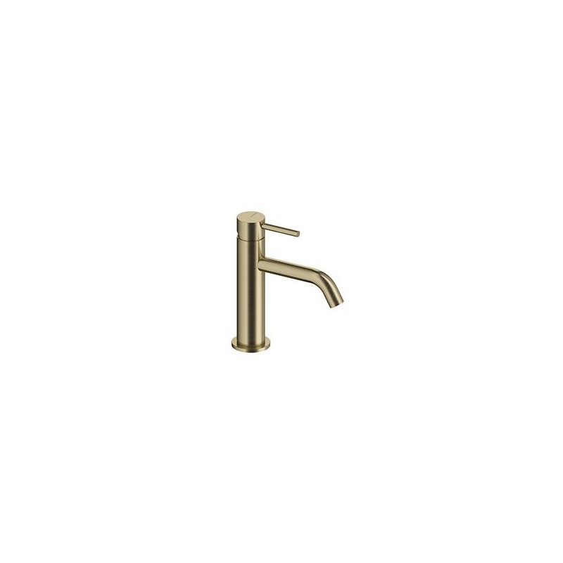 MONOMANDO DE LAVABO LOOP ORO CEPILLADO MONOMANDO DE LAVABO LOOP ORO CEPILLADO