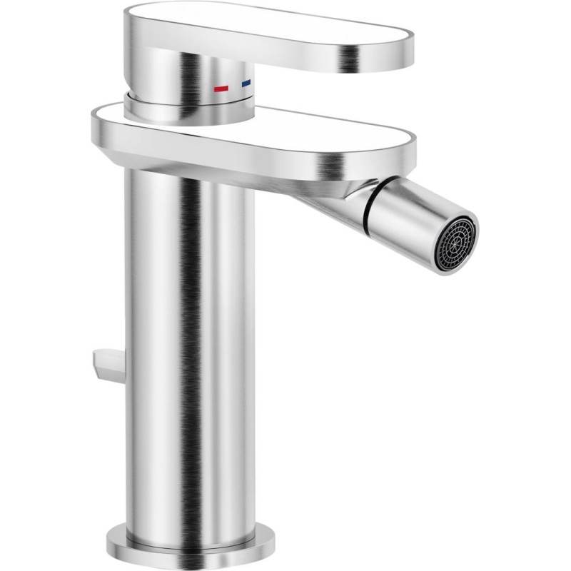 MONOMANDO DE BIDÉ DRESS ACERO INOX BIANCO MONOMANDO DE BIDÉ DRESS ACERO INOX BIANCO