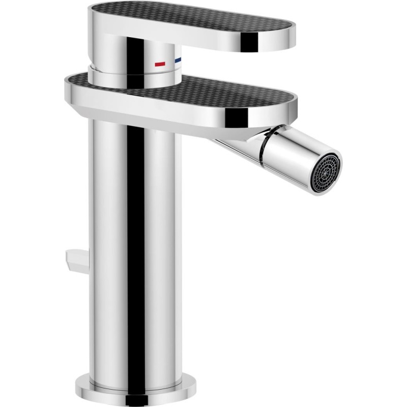 MONOMANDO DE BIDÉ DRESS CROMO-CARBON POLISHED MONOMANDO DE BIDÉ DRESS CROMO-CARBON POLISHED