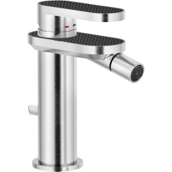 MONOMANDO DE BIDÉ DRESS ACERO INOX CARBON MATT