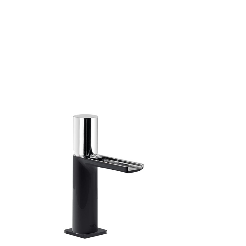 MONOMANDO DE LAVABO CASCADA LIBRE LOFT COLORS CROMO-NEGRO MONOMANDO DE LAVABO CASCADA LIBRE LOFT COLORS CROMO-NEGRO