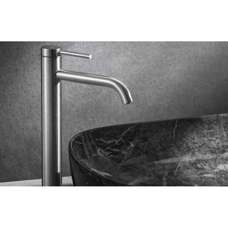 MONOMANDO DE LAVABO ALTO VETTÄ-NOX INOX SATINADO