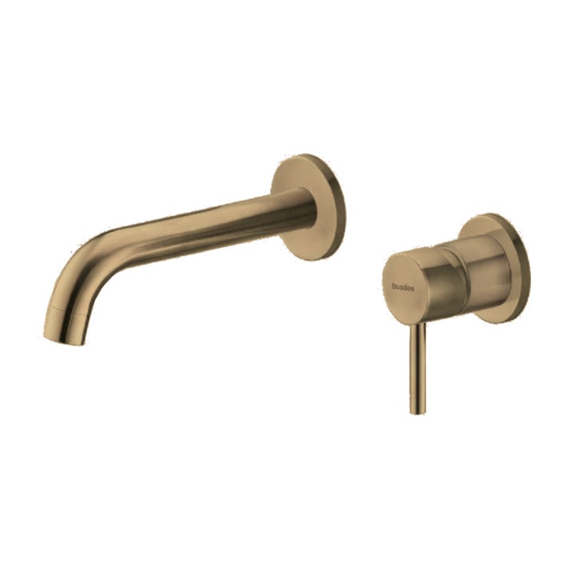 MONOMANDO DE LAVABO EMPOTRADO VETTÄ-NOX ORO CEPILLADO MONOMANDO DE LAVABO EMPOTRADO VETTÄ-NOX ORO CEPILLADO
