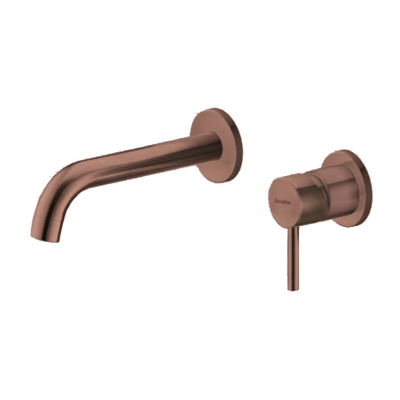 MONOMANDO DE LAVABO EMPOTRADO VETTÄ-NOX ORO ROSA CEPILLADO MONOMANDO DE LAVABO EMPOTRADO VETTÄ-NOX ORO ROSA CEPILLADO