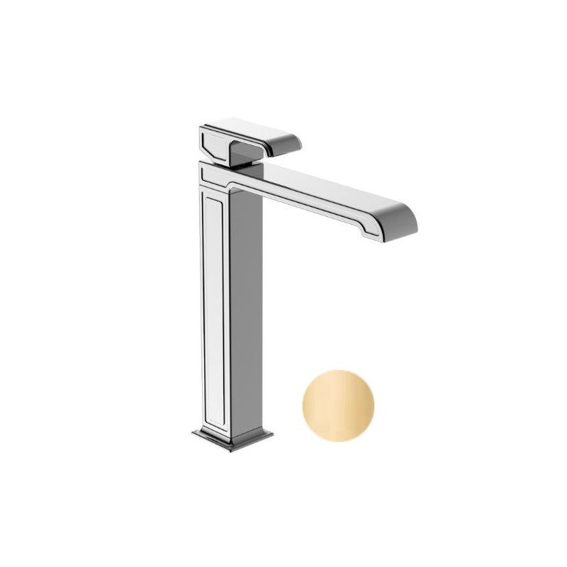 MONOMANDO DE LAVABO ALTO LEGEND ORO BRILLO MONOMANDO DE LAVABO ALTO LEGEND ORO BRILLO