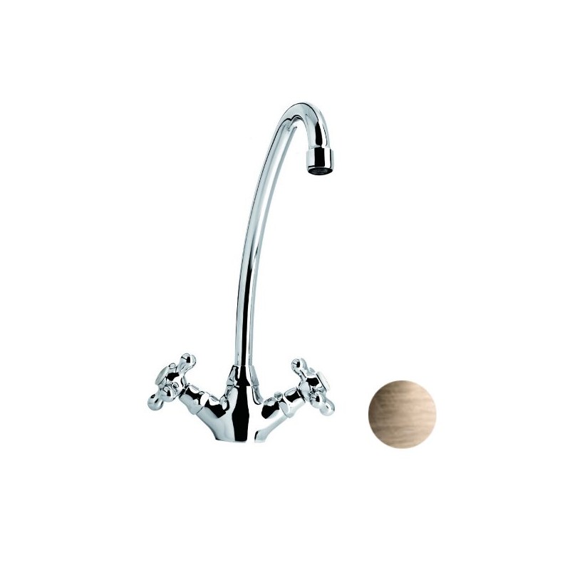 MONOMANDO DE COCINA BELL-STIL BRONCE VIEJO