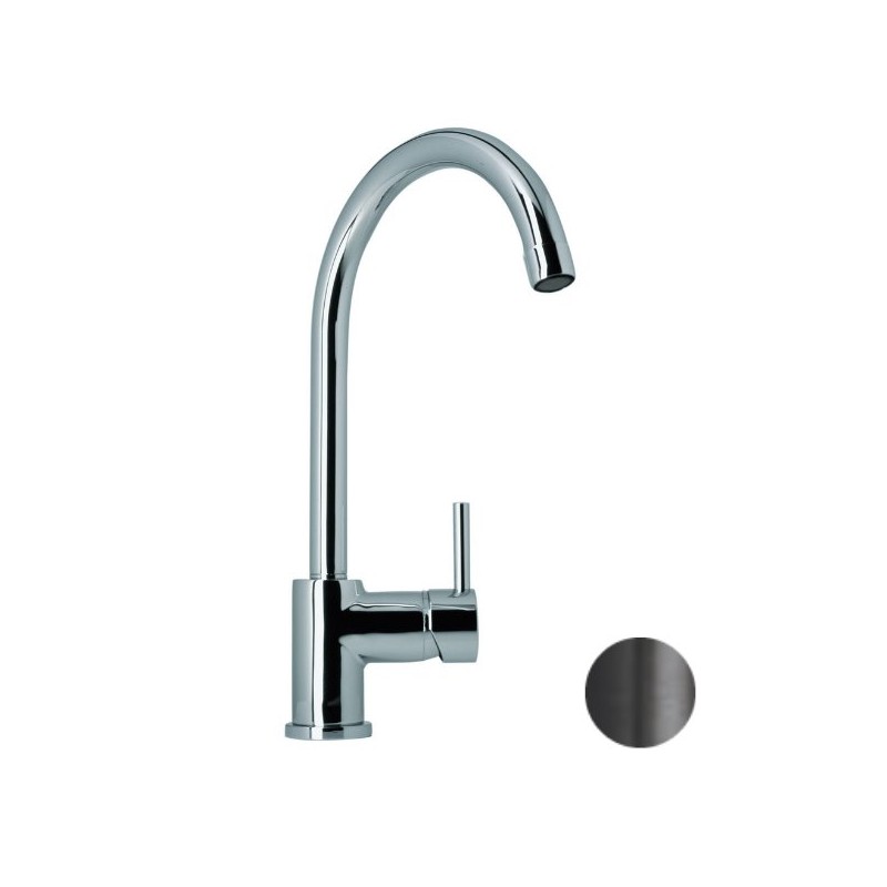 MONOMANDO DE COCINA LINK GUN METAL PVD