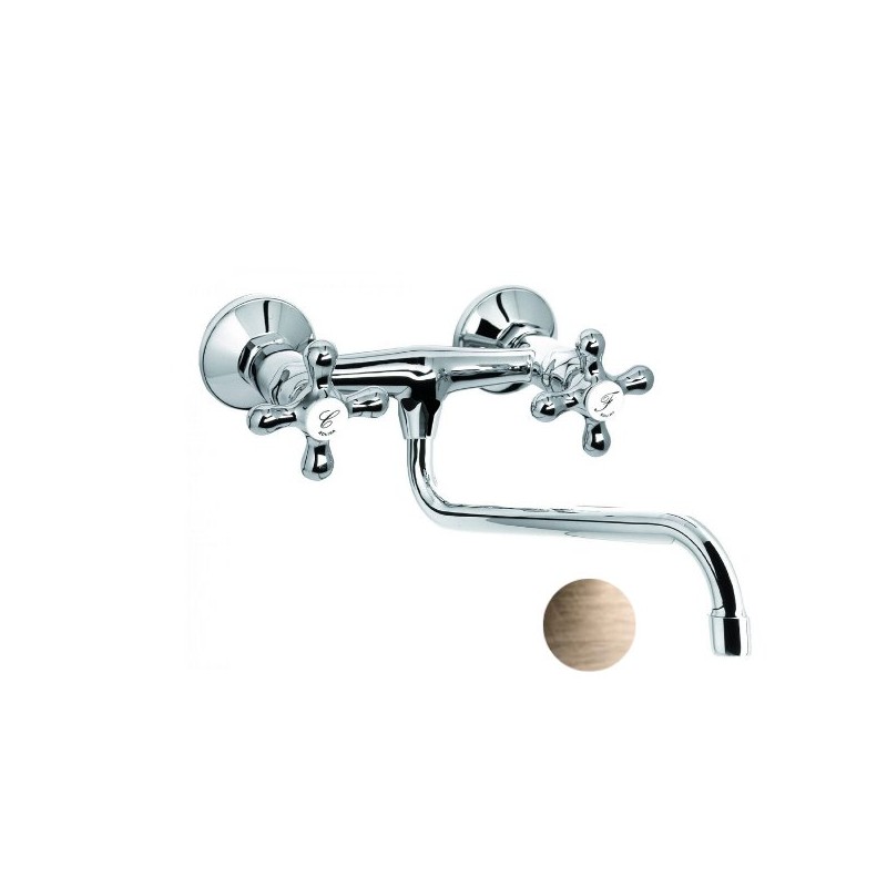 MONOMANDO DE COCINA BAJO BELL-STIL BRONCE VIEJO