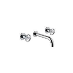 BIMANDO DE LAVABO MURAL ROTARY CROMO BRILLO
