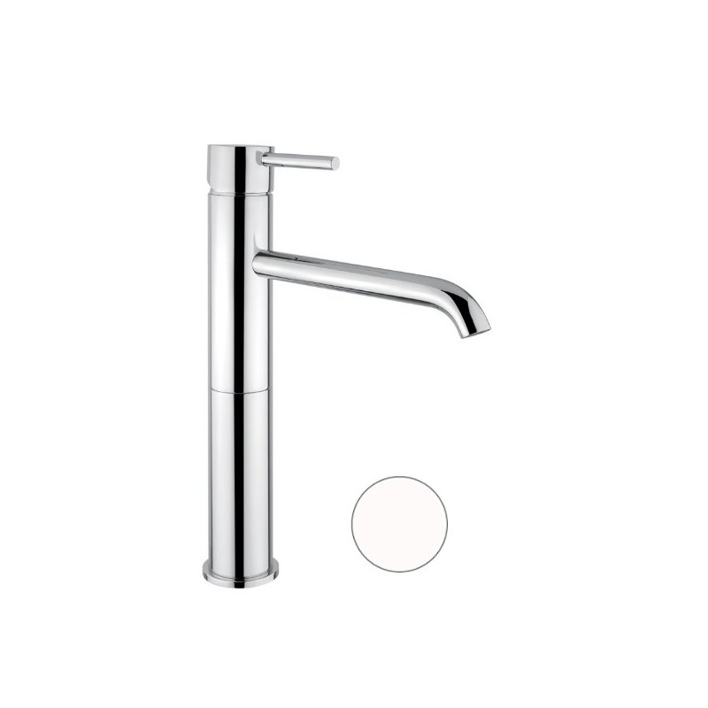 MONOMANDO DE LAVABO ALTO MUSE BLANCO