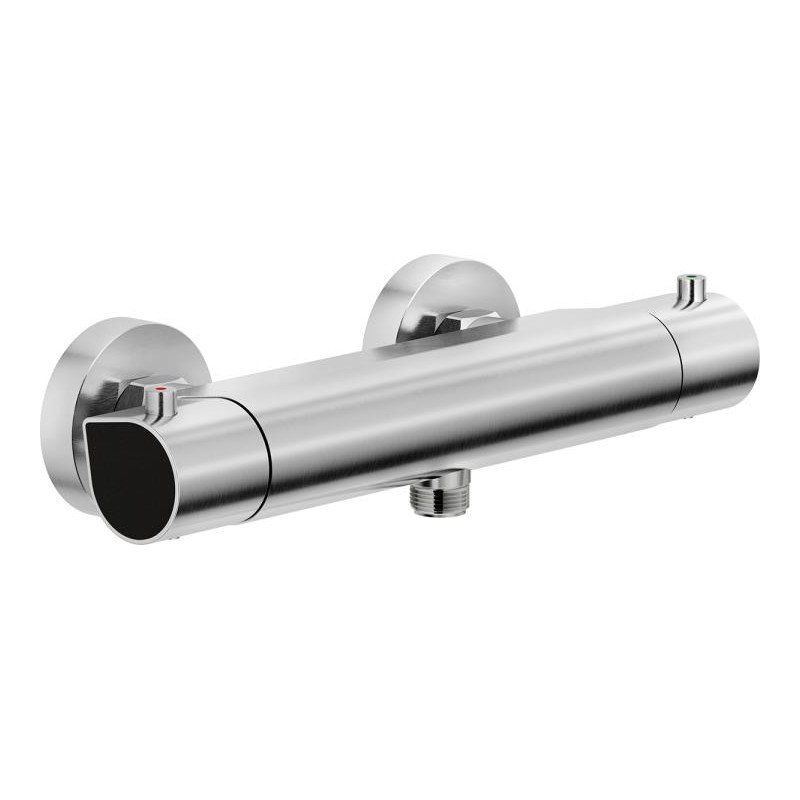 GRIFERÍA TERMOSTÁTICA DE DUCHA DRESS ACERO INOX NERO GRIFERÍA TERMOSTÁTICA DE DUCHA DRESS ACERO INOX NERO