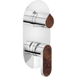 GRIFERÍA DE EMPOTRAR MONOMANDO DE DUCHA DRESS CROMO CORTEN