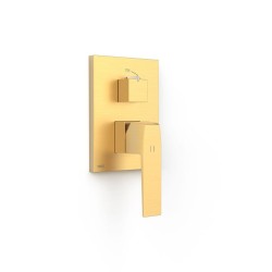 GRIFERÍA DE EMPOTRAR MONOMANDO DE DUCHA SLIM ORO 24K MATE