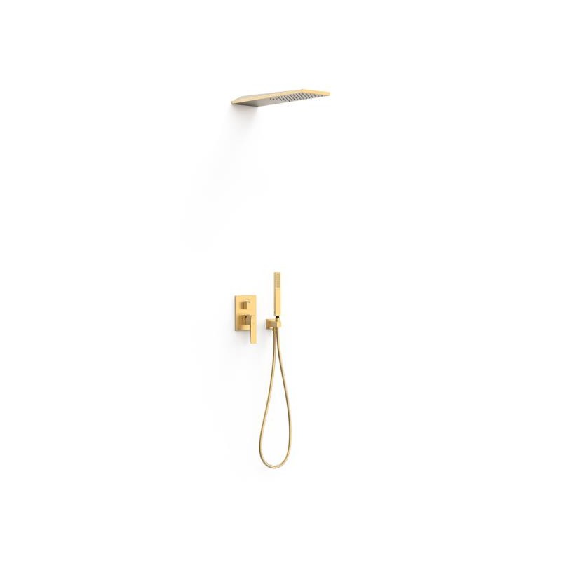 CONJUNTO MONOMANDO DE DUCHA SLIM ORO 24K MATE CONJUNTO MONOMANDO DE DUCHA SLIM ORO 24K MATE
