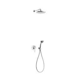 CONJUNTO MONOMANDO DE DUCHA FLAT-TRES CROMO BRILLO
