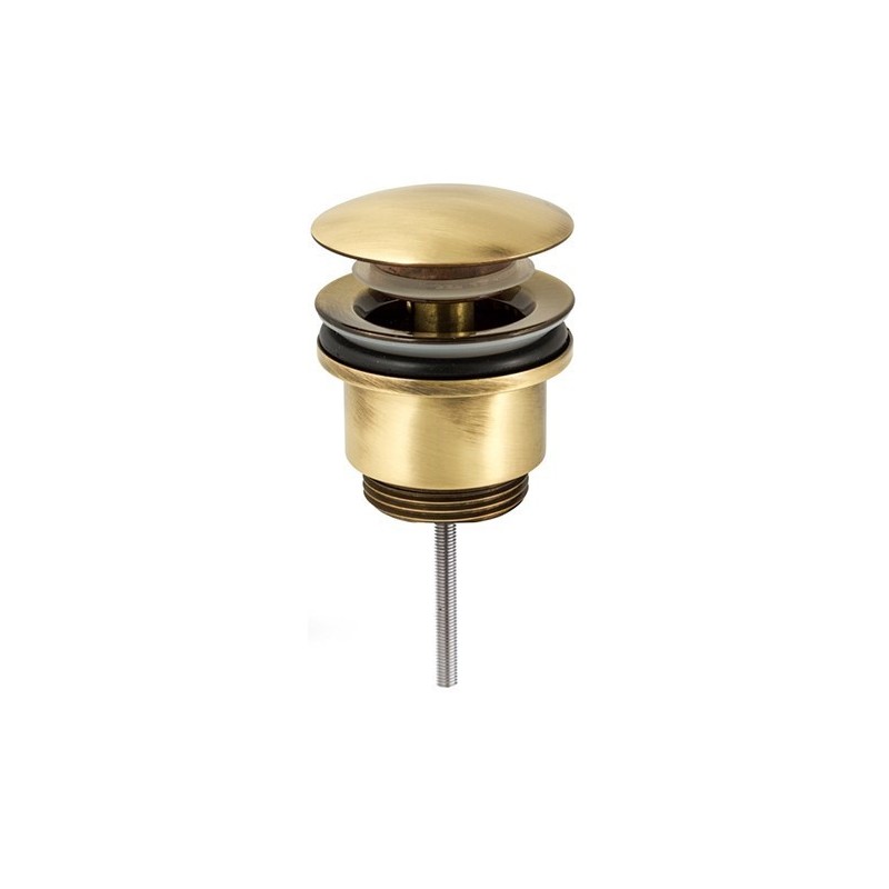 Desage lavabo Click-Clack 1"1/4 de latn envejecido y universal