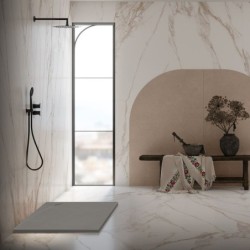 PLATO DUCHA SFERA DERECHA CENERE 140X80