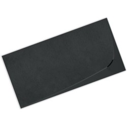 PLATO DUCHA SFERA DERECHA NEGRO 140X80