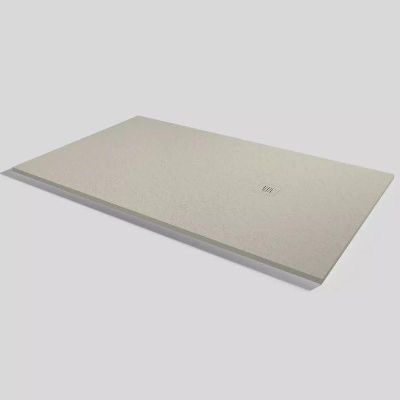 PLATO DUCHA BASE SLATE CREMA 140X90