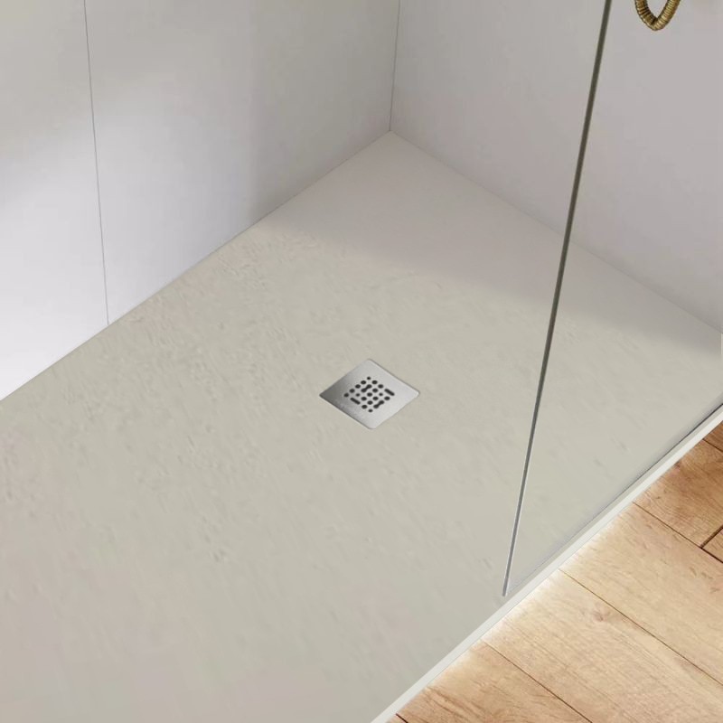plato ducha base mia slate crema 140x90