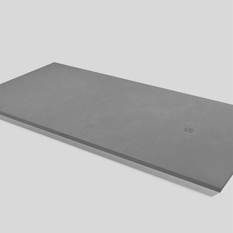 PLATO DUCHA BASE MIA BETON CEMENTO 140X90