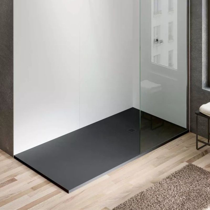plato ducha base mia zero negro 140x90
