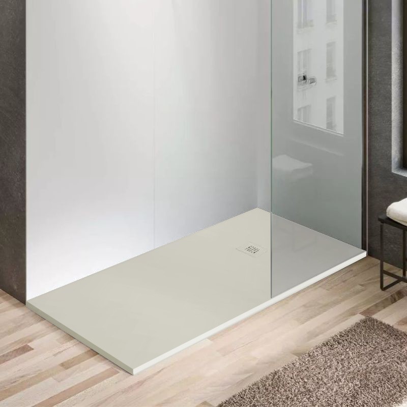 plato ducha base zero beige 160x90