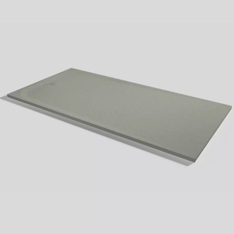 PLATO DUCHA UNIC DROP SLATE GREY 160X90