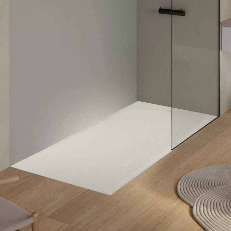 plato ducha unic dune slate beige 160x90