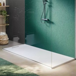 PLATO DUCHA HALO SLATE BLANCO 160X90
