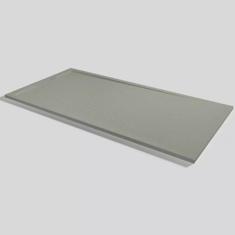 PLATO DUCHA HALO SLATE GREY 160X90