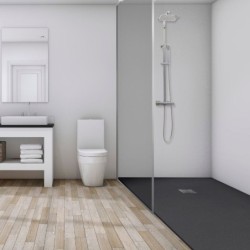 PLATO DUCHA MINERAL NATURE GRAFITO 170X80