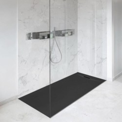 PLATO DUCHA MINERAL HERMES GRAFITO 170X80