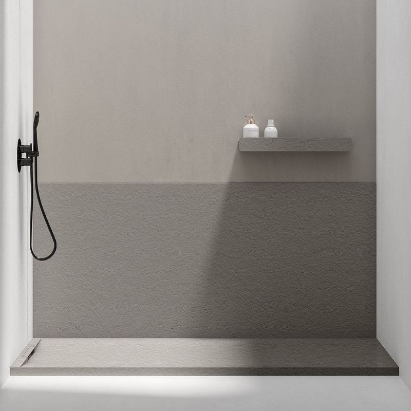 plato ducha limite cenere 180x90