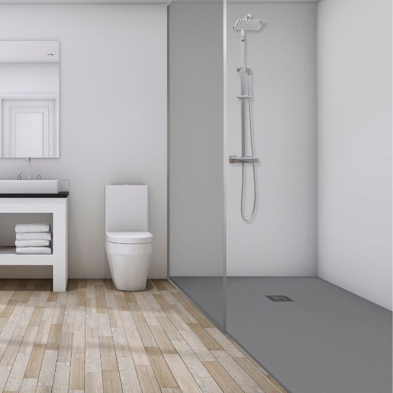 plato ducha mineral nature gris 180x100